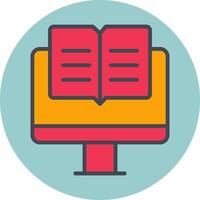 monitor de icono de vector