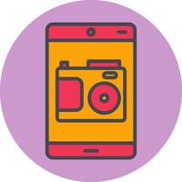 icono de vector de camara