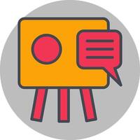 Message Board Vector Icon