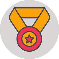 icono de vector de medalla