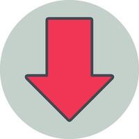 Down Vector Icon