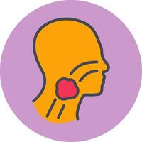 Throat Cancer Vector Icon