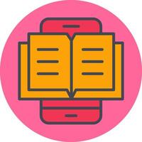 E Book Vector Icon