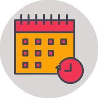 Period Time Vector Icon