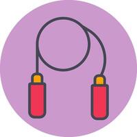 Jumping Rope Vector Icon