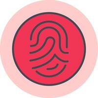 Fingerprint Vector Icon