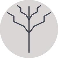 Tree with no leaves Vector Icon