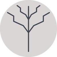 Tree with no leaves Vector Icon