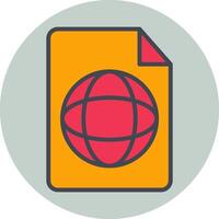 Global Profile Vector Icon