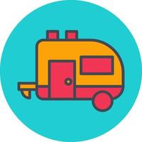 Trailer Vector Icon