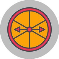 Roulette with Arrow Vector Icon