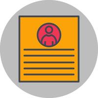 Client Profile Vector Icon