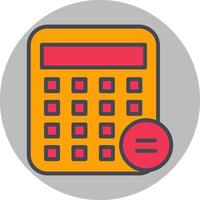 Business Calculator Vector Icon