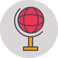 icono de vector de globo