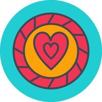 Heart Chip Vector Icon