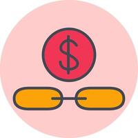 Link Sales Vector Icon