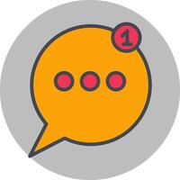 Message Bubbles Vector Icon