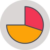 Pie Chart Vector Icon