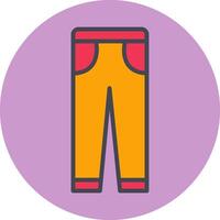 icono de vector de pantalones