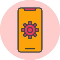 Mobile App Developing Vector Icon