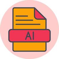 icono de vector de ai