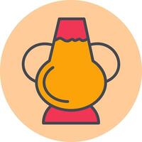 Antique Jar Vector Icon