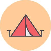 Tent Vector Icon