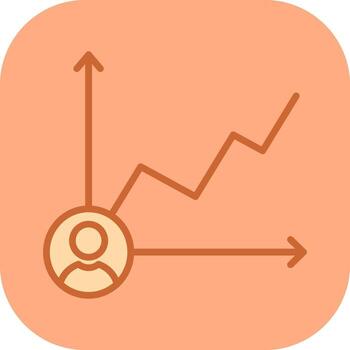 Candidate Graph Vector Icon