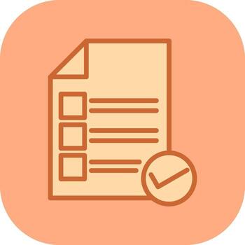 Valid Document Vector Icon