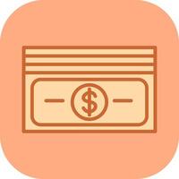 Pack of Bills Vector Icon