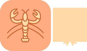 Lobster Vector Icon