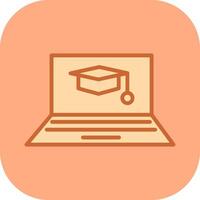 Online Degree Vector Icon