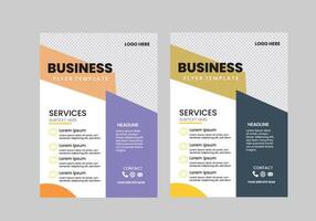business flyer templates design vector