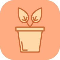 Plant Pot Vector Icon