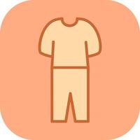 Pyjamas Suit Vector Icon