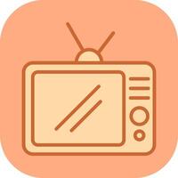 TV Set Vector Icon