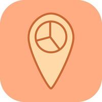 Location Statistics Vector Icon