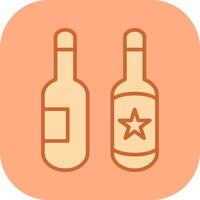 Beer Bottles Vector Icon