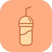 Chocolate Shake Vector Icon