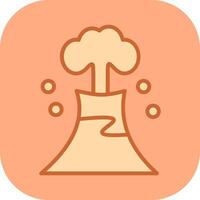 Volcano Vector Icon