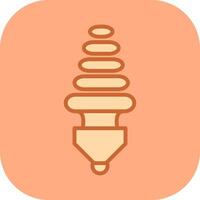 Energy Saver Bulb Vector Icon