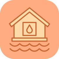 Water House Vector Icon