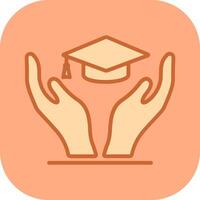 Education Insurance Vector Icon