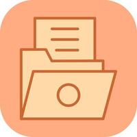 List Folder Vector Icon