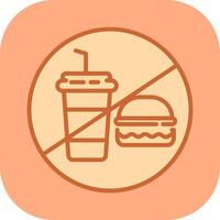 No Food Vector Icon