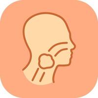 Throat Cancer Vector Icon