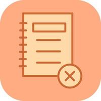 Unchecked Notes Vector Icon