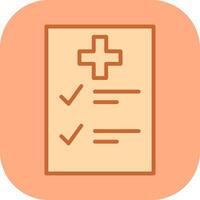 Medical Examination List Vector Icon