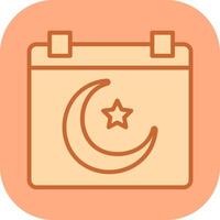 Islamic Calendar Vector Icon