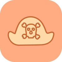 Pirate in Hat Vector Icon